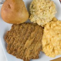 Chicken Fried Steak Dinner · Choice of 2 sides and roll