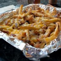 Hand-Cut Fries Basket · Add cheese or chili & cheese for an additional charge.