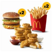 Classic Big Mac Pack  · Big Mac (x2), Medium French Fries (x2), 20 pc McNuggets (2570 Cal.)