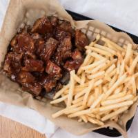 Rib Tips (Pork) · Served with fries, Coleslaw and bread.