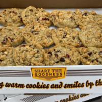 Warm Oatmeal Raisin- Dozen · Oatmeal isn't just for the old fashioned anymore! Try them out in this gooey, rich flavor!