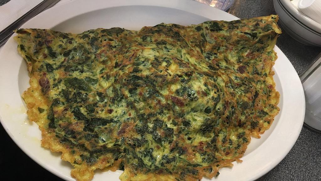 Spinach And Feta Omelette · 