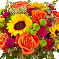 Ftd Color Craze Bouquet Deluxe #B015D · Surprise someone special with this deluxe bouquet of colorful fresh blooms. designed in a qu...
