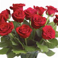 Dozen Roses Vased Special #Tfdrr · One dozen beautiful red roses designed in a glass vase. Simple and loving. Slightly shorter ...