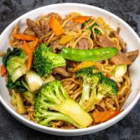 Beef · Chow mein, lo mein or chow fun noodle.