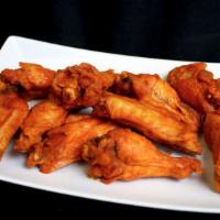Chicken Wings  Bone In · choose: plain-bbq-buffalo-teriyaki-garlik parmigiano-honey bbq-sweet hot chili -spicy garlik...