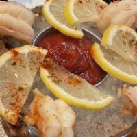 Classic Shrimp Cocktail · Jumbo shrimp cocktail with classic red sauce.