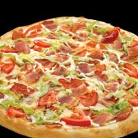 Blt Pizza (Large - 10 Slices) · Bacon, lettuce, tomatoes with mayo. No pizza sauce.