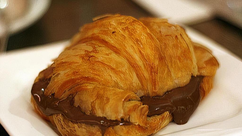 Nutella And Custard Croissant · 