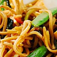 Lo Mein · Your classic Chinatown lo mein with  bean sprout, green onions,carrots,  onions ,celery, sno...