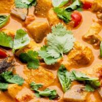 Red Curry · Your choice of meat and red curry in coconut milk with carrots, bamboo shoot,bell pepper, an...