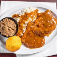 Pork Chops (2Pc) (Center Cut) (Fried Or Smother) · Two Deep Fried Pork Chops (center cut)   With Your Choice of Smothering Them with Our Home-S...
