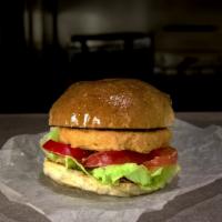 * Salmon Burger · A ¼ lb. grilled salmon burger with lettuce, tomato, and mayo, served on our toasted, home-ba...