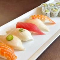 Sushi Regular Special · Chef's choice. Six pieces of nigiri and California roll.
