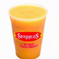 Orange Juice Slush · 100 % Orange Juice chilled to a refreshing slush - 3 sizes
