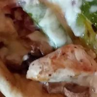 Chicken Philly Gyro · Marinated chicken with sauteed green peppers, onions, mushrooms, mozzarella, and provolone c...