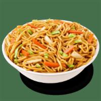 Asian Noodles · Stir-fried Lo Mein noodles and vegetables in a light soy sauce.