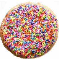 Blissful Birthday Cake Cookie · There’s no need for confetti with the cheerful celebration bursting from this cookie! And th...