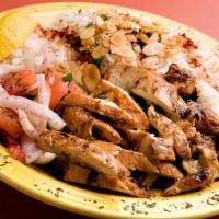 Half Chicken Shawarma · Charbroiled chicken marinated to perfection.