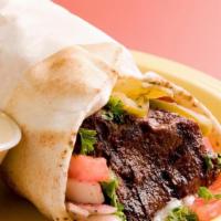 Beef Kabob Wrap · Cooked to order – Consuming undercooked or raw meat, poultry, seafood or eggs may increase y...