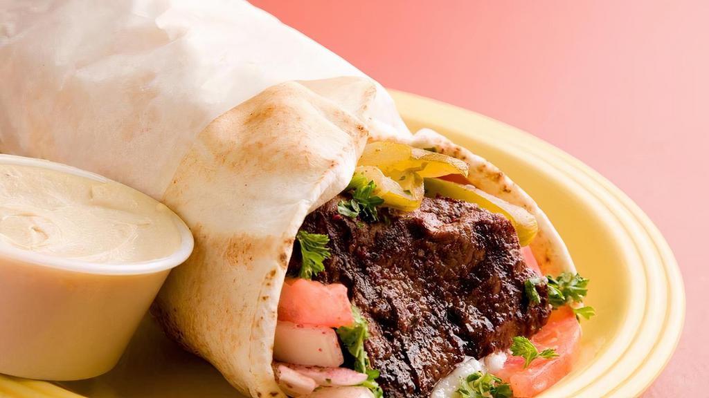 Beef Kabob Wrap · Cooked to order – Consuming undercooked or raw meat, poultry, seafood or eggs may increase your risk of foodborne illness.
