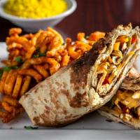 Paneer Tikka Wrap · Paneer cheese and assorted vegetables wrapped in a bread of your choice.
