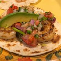 3 Shrimp Taco Dinner · 3 grilled shrimp tacos on corn or flour tortilla topped with avocado or pico de gallo. Serve...