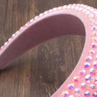 Pink Crystal Headband  · padded crystal bling head band