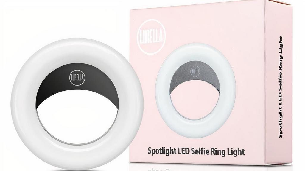 Selfie Ring Light  · Selfie Ring light can be places at top of any smart phone