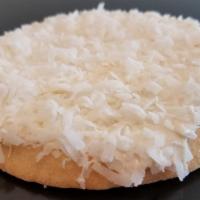 Coconut & White Chocolate · Our classic Butter Cookie topped with layer of vanilla white chocolate and covered in shredd...