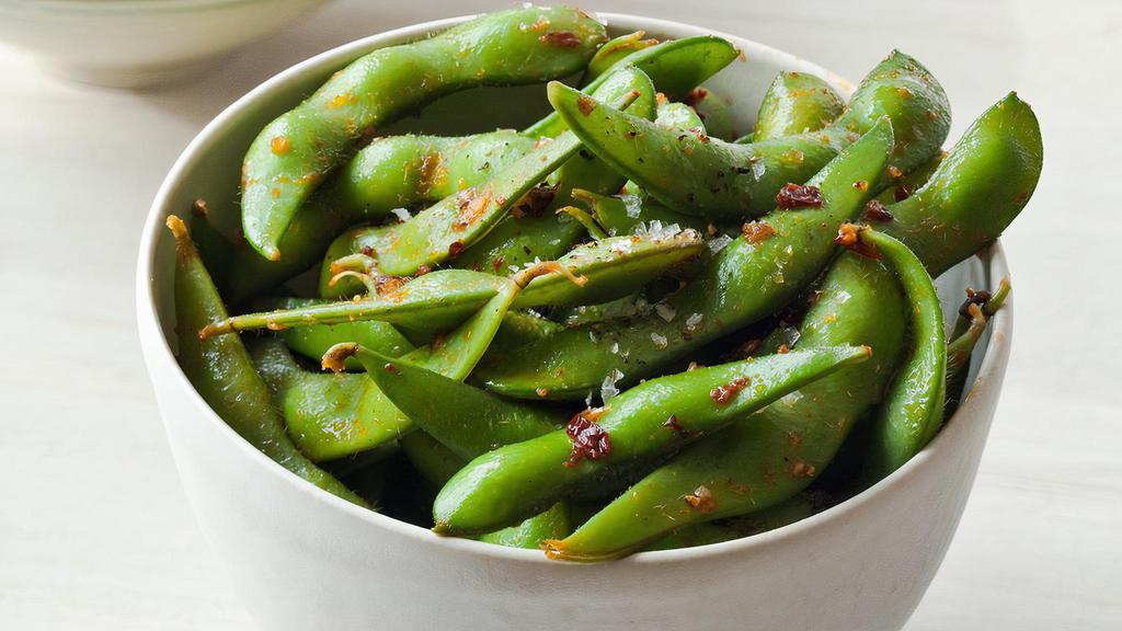 Edamame · Steamed, served with sea salt, garlic, spicy or truffle oil.
