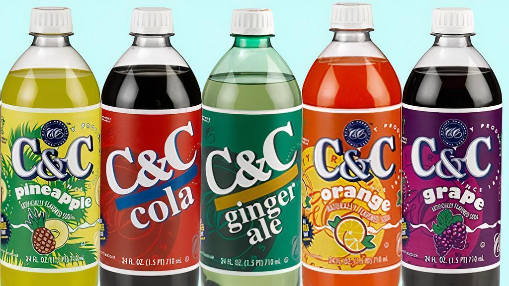 Soda · C&C Bottles 16 oz.