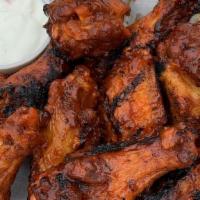 Party Wings · Traditional jumbo party wings with choice of buffalo, teriyaki, BBQ, and Cajun dry rub, or p...