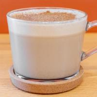 Spiced Or Vanilla Chai · Make it a dirty hippie. Add a shot of espresso at extra cost.