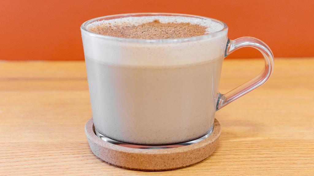 Spiced Or Vanilla Chai · Make it a dirty hippie. Add a shot of espresso at extra cost.