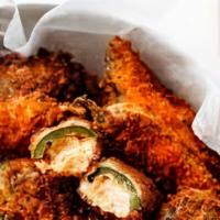 Jalapeno Poppers · Five poppers.