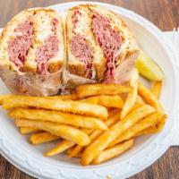 Corned Beef Sandwich · Your choice of bread with Swiss cheese & mustard
