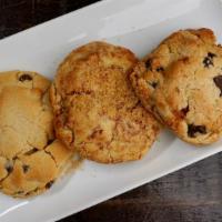 Carols Cookies · Chocolate chip, snickerdoodle, toffee crunch.