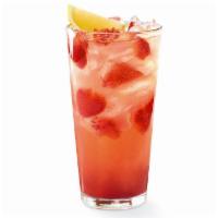 Freckled Lemonade® · Our famous blend of Minute Maid® Lemonade and strawberries.