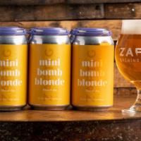 Mini Bomb Blonde · Blonde Ale 5% | This spunky little offering proves blondes DO have more fun. Light cereal ma...