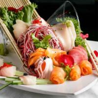Sashimi Dinner · Served with 2 soups and salads (chef choice). Serves a wide array of our finest sashimi for ...