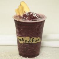 Banana Blu · blueberries, banana, ginger, coconut water - hydrating, nutrient-rich, immune booster. glute...