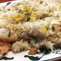Salt Fish & Shrimp Fried Rice / 鹹魚蝦炒飯 · 