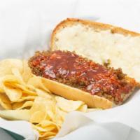 1/2 Texas Bbq Subwich · Zesty sausage, mozzarella cheese, onions, and BBQ sauce, on a French loaf.. Comes with Chips...