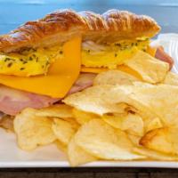 Turkey And Egg With Cheddar Cheese · 