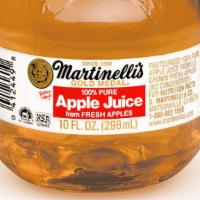Martinelli Apple Juice · Unforgettable taste for unforgettable moments.  Martinelli's Gold Medal, 100% pure apple jui...