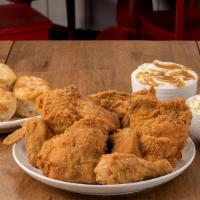 8 Pc  Mixed Classic Chicken (Meal) · Choice of Meal (2 sides, 4 biscuits.)