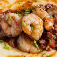 Shrimp'N Grits · Please call to Verify item is available before ordering 317-964-0385