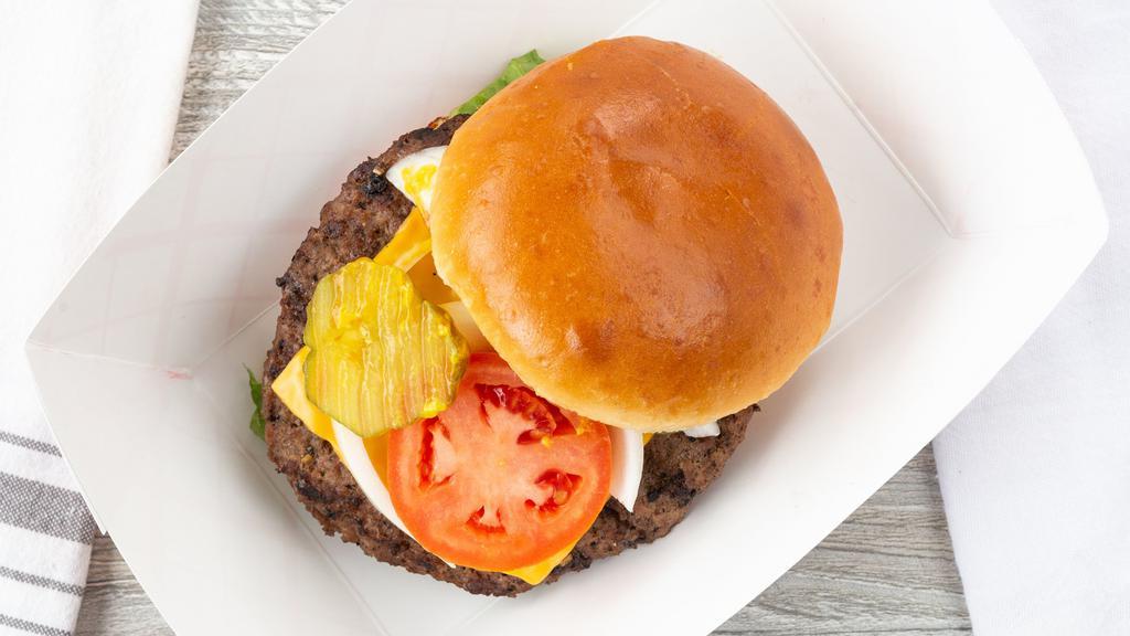 King 1/3 Lb. Angus Single Hamburger · 