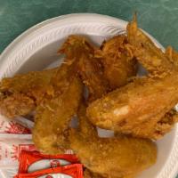 Fried Chicken Wings (4) · 4 pieces.